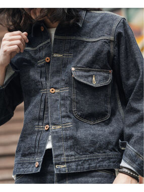 Non Stock 36101J Cowboy Jacket 14.5oz Sanforized Selvedge Denim Rider Outerwear